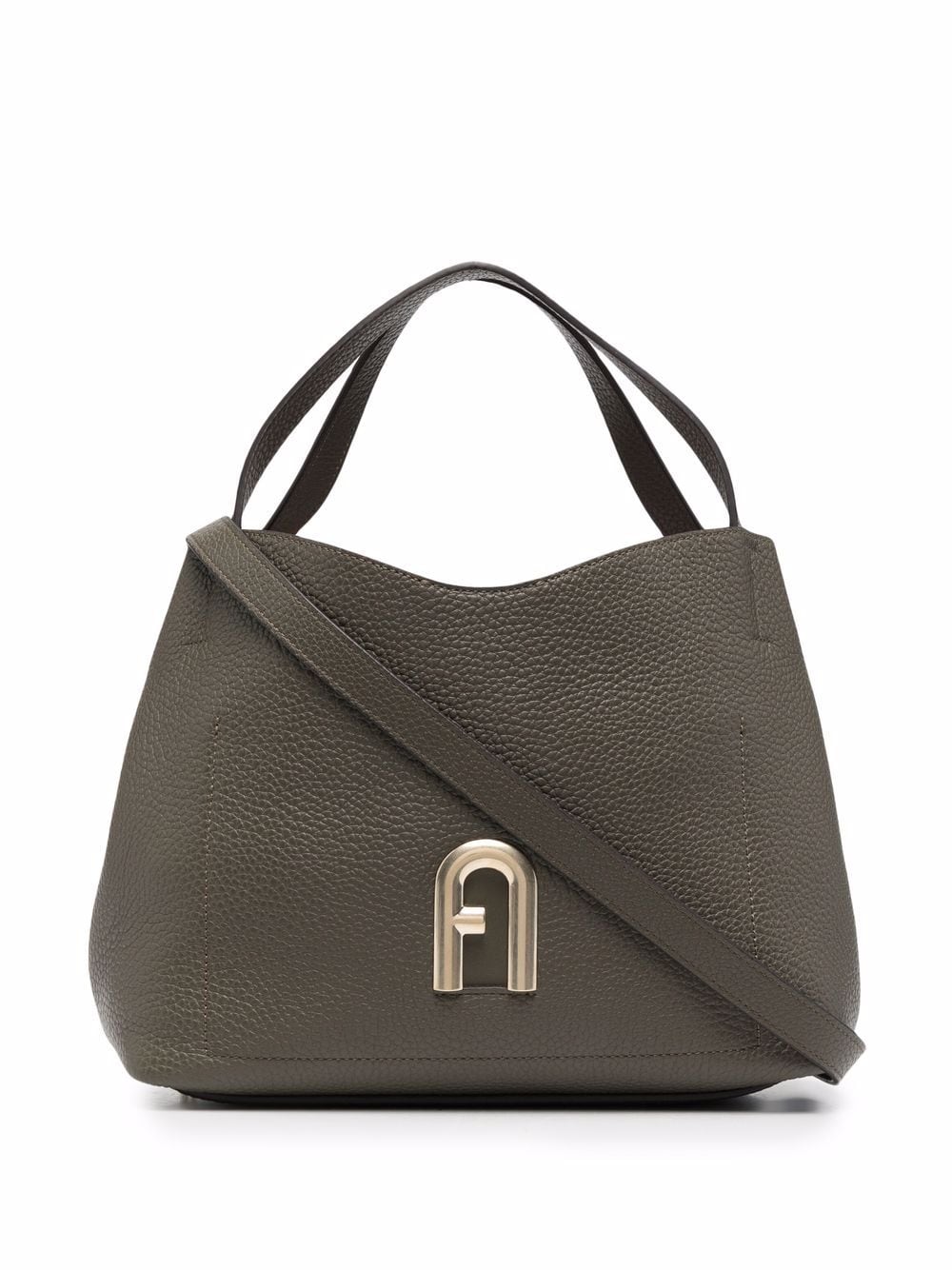 Furla Small Primula Leather Tote Bag In Green | ModeSens