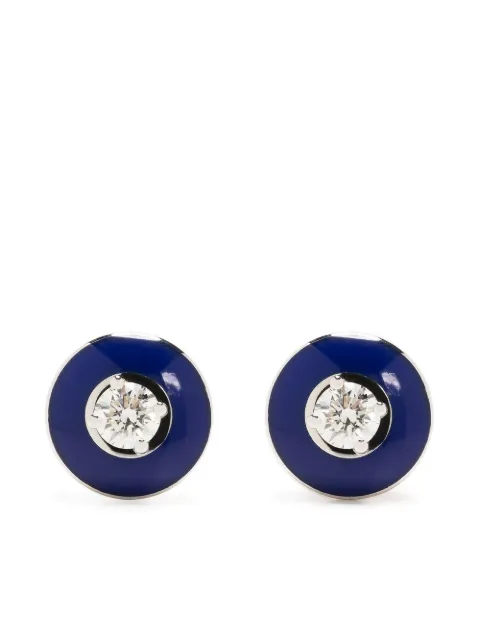 Selim Mouzannar 18kt white gold Mina diamond earrings
