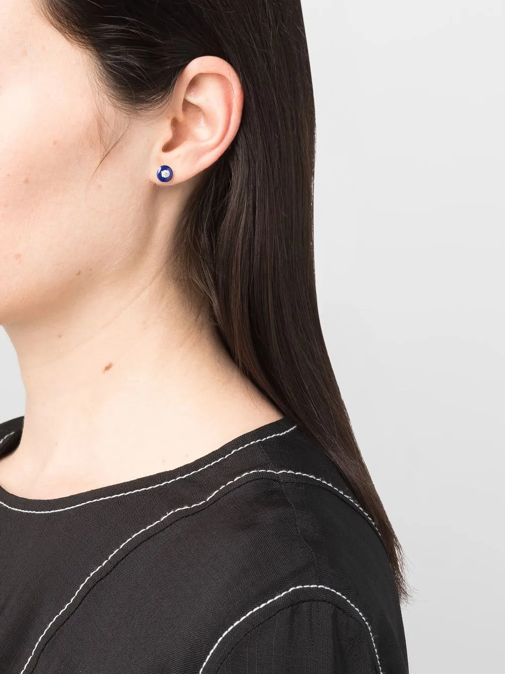 Selim Mouzannar 18kt white gold Mina diamond earrings | Image 2