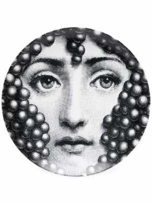 Fornasetti Prato Decorativo Tema E Variazioni N1 26cm | Preto