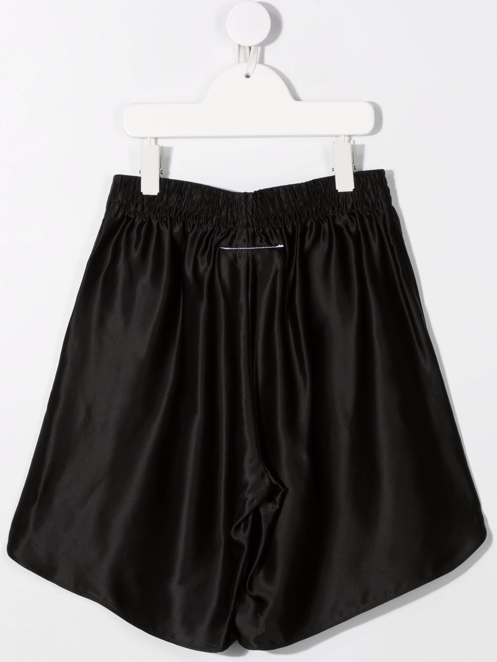 MM6 Maison Margiela Kids Shorts met geborduurd logo - Zwart