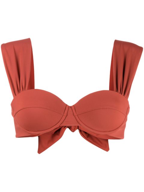 Evarae sweetheart-neckline bikini top