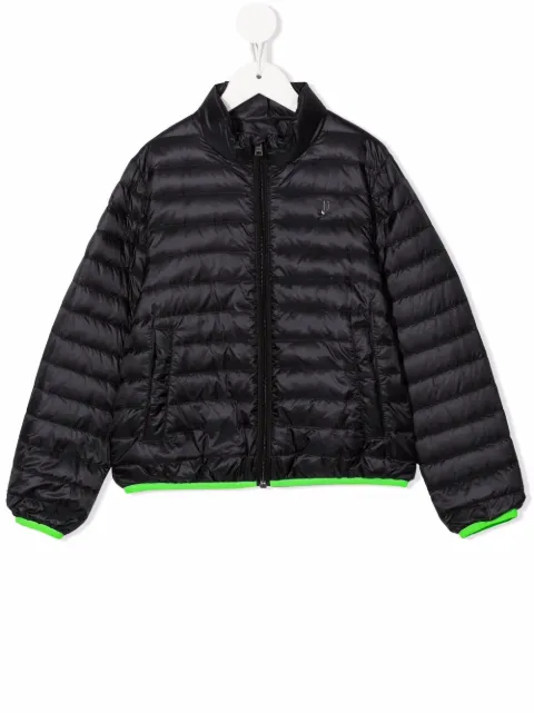 Herno Kids feather down zip-up jacket