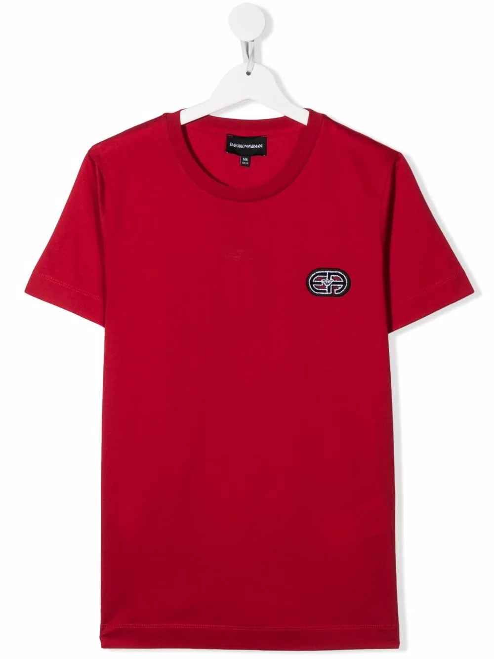 

Emporio Armani Kids playera con logo bordado - Rosado