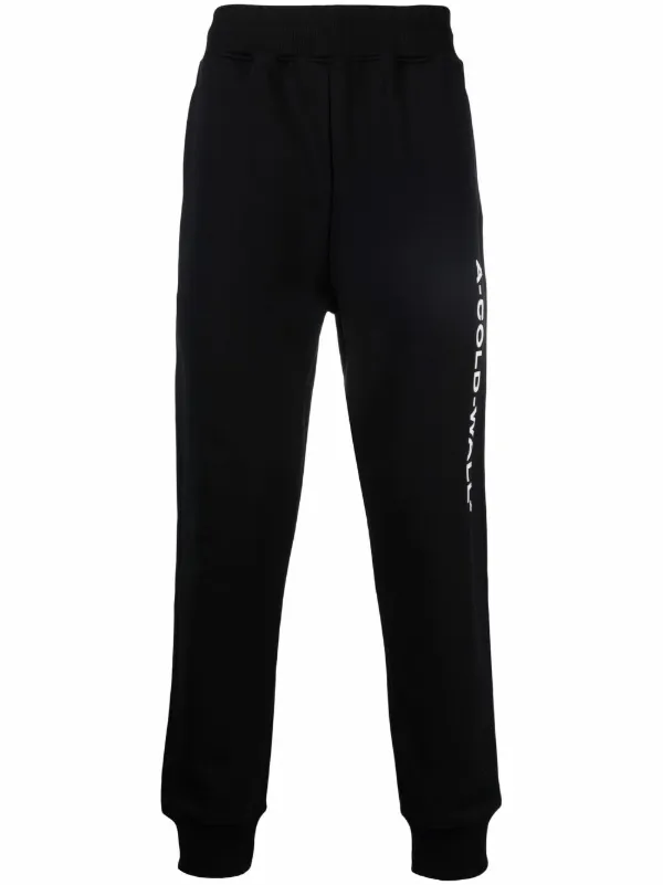 A COLD WALL logo print Tapered Joggers Black FARFETCH AE