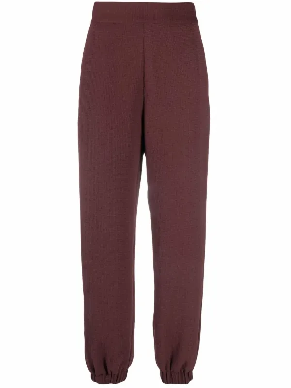 See By Chloé high-waisted waffle-knit 
