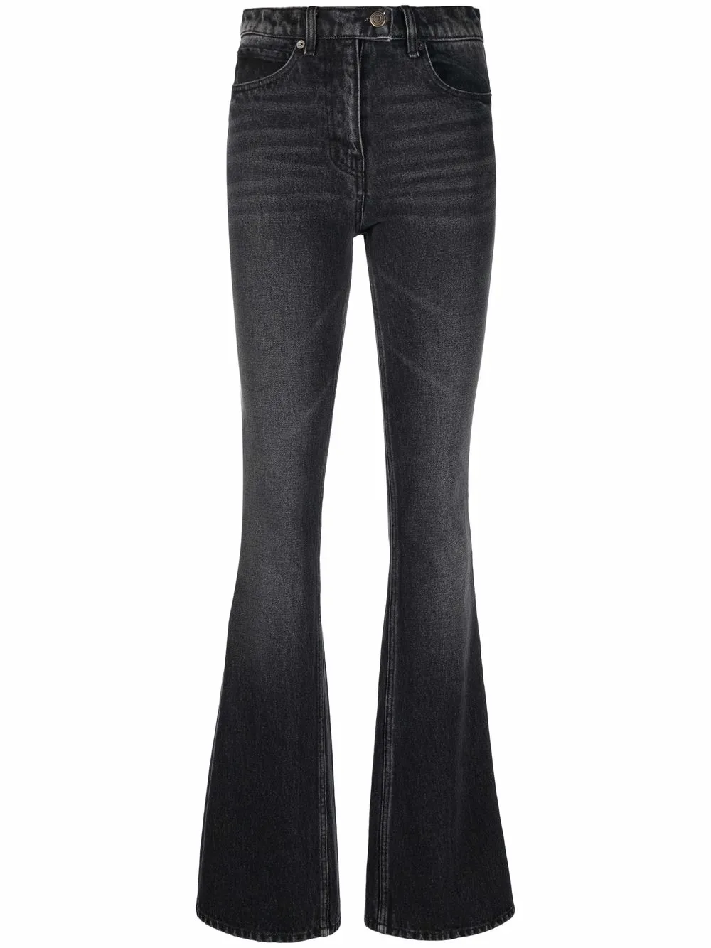 

Courrèges jeans acampanados - Negro