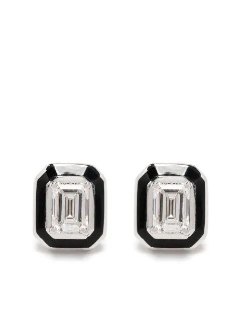 Selim Mouzannar 18kt white gold Mina diamond earrings