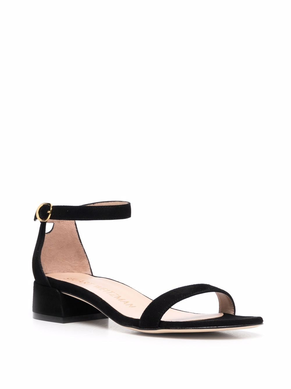 Stuart Weitzman Nudist June leren sandalen - Zwart