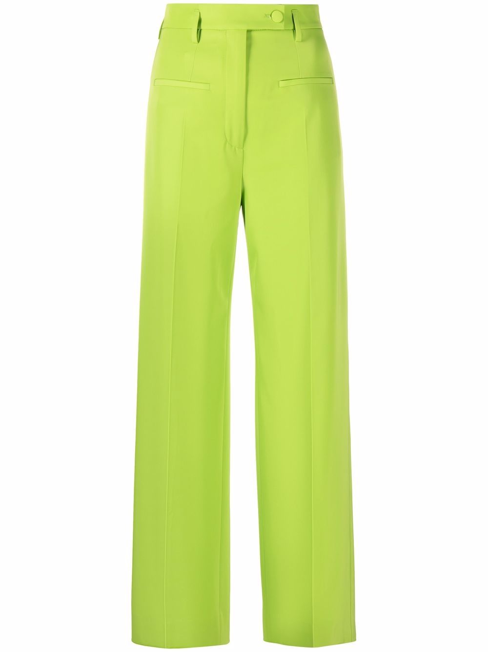 Shop Dolce & Gabbana pressed-crease tailored trousers with Express ...