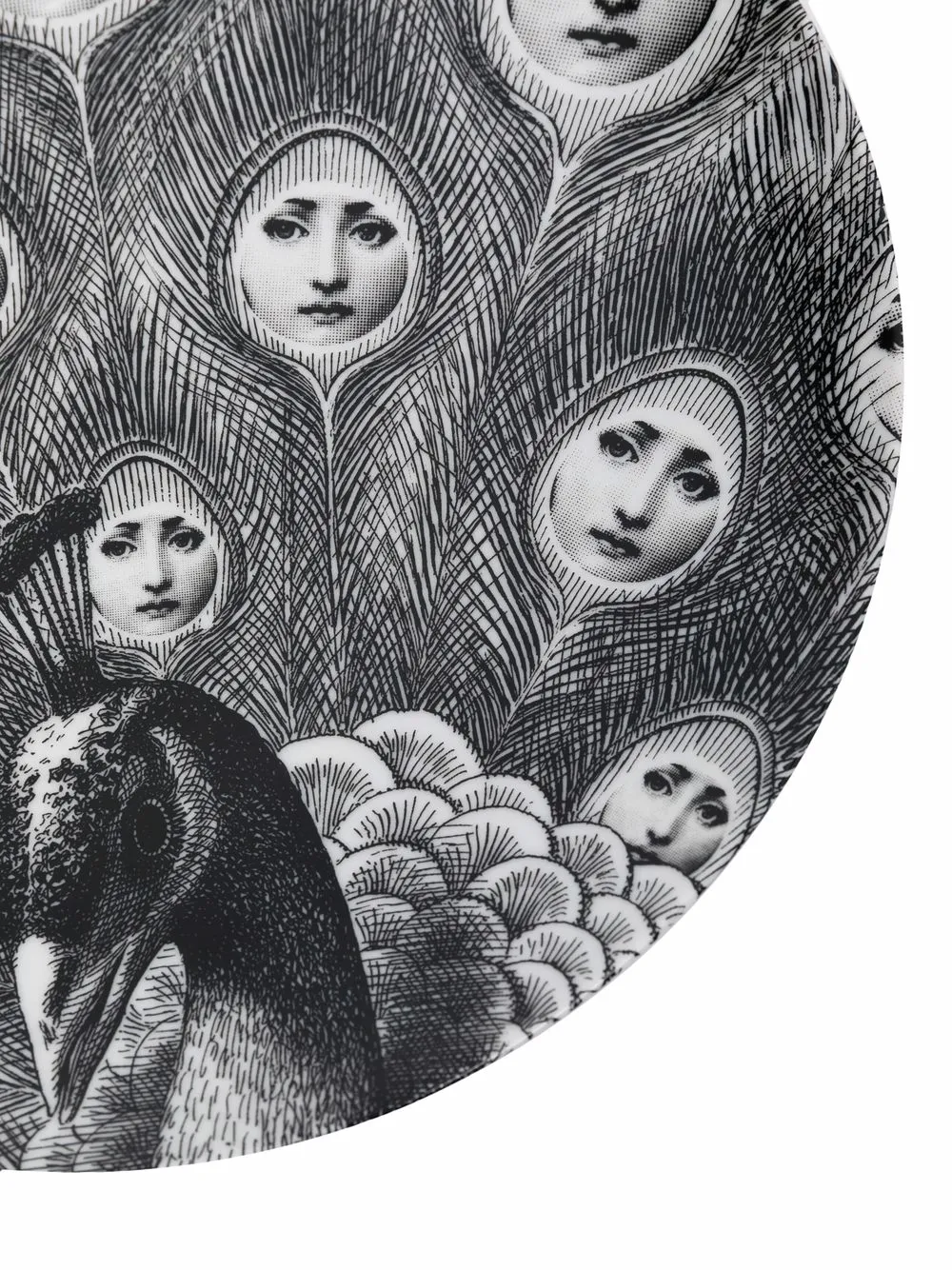 Peacock Print Plate
