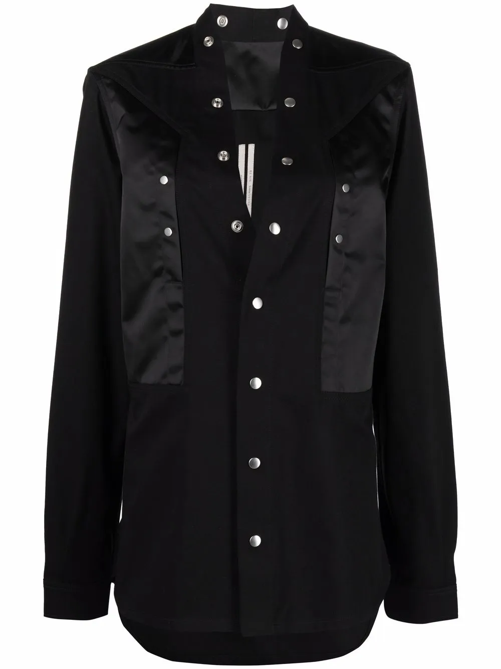 

Rick Owens camisa con paneles - Negro