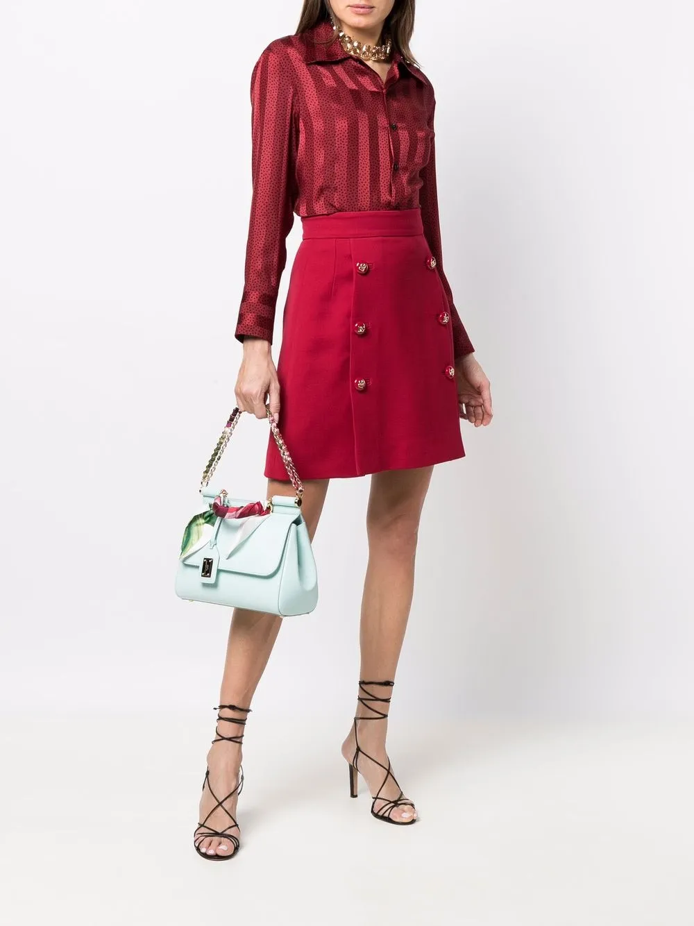 фото Dolce & gabbana сумка-тоут с декоративным платком