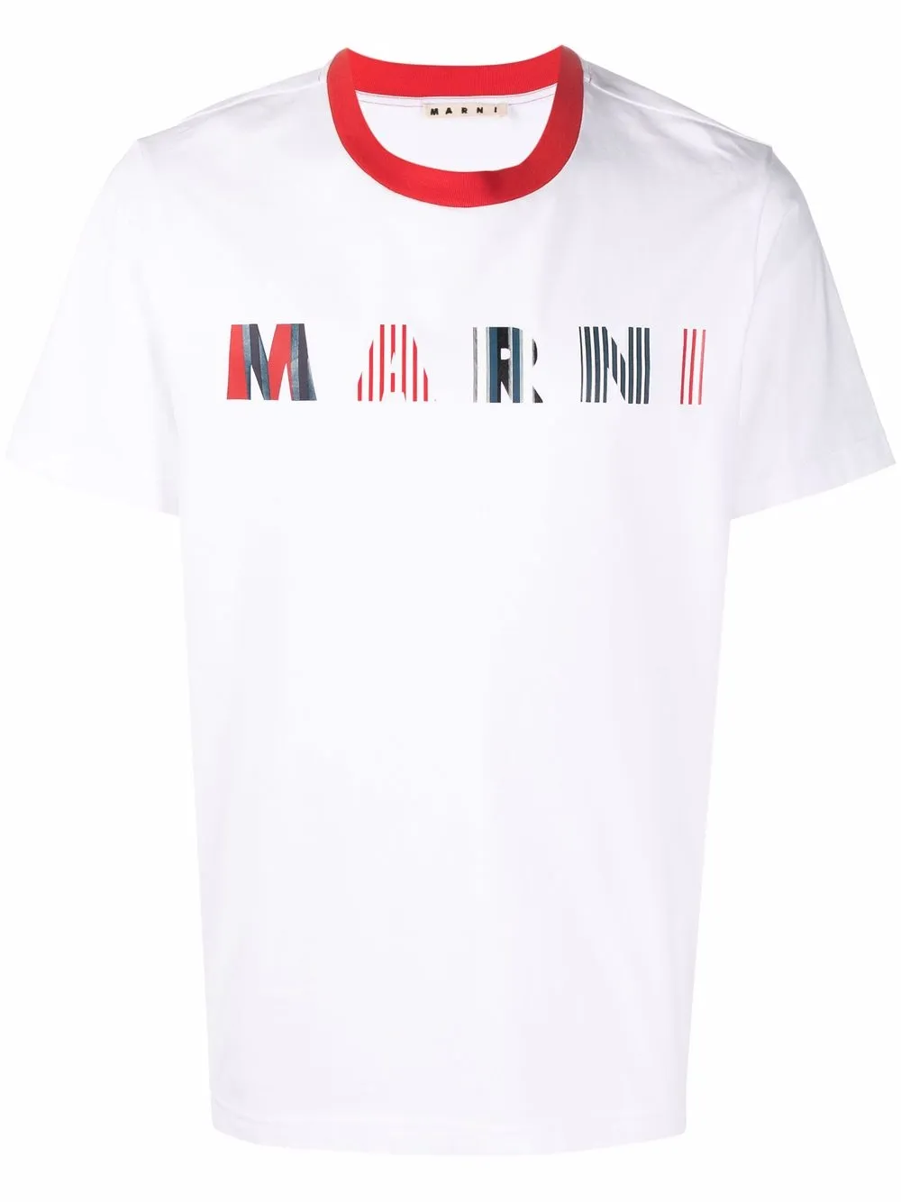 

Marni playera con logo estampado - Blanco
