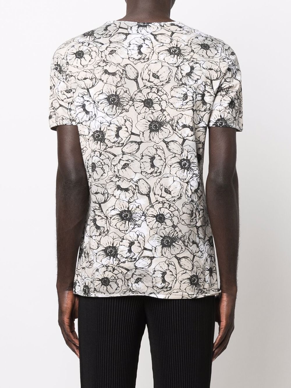 фото Avant toi cotton floral-print t-shirt