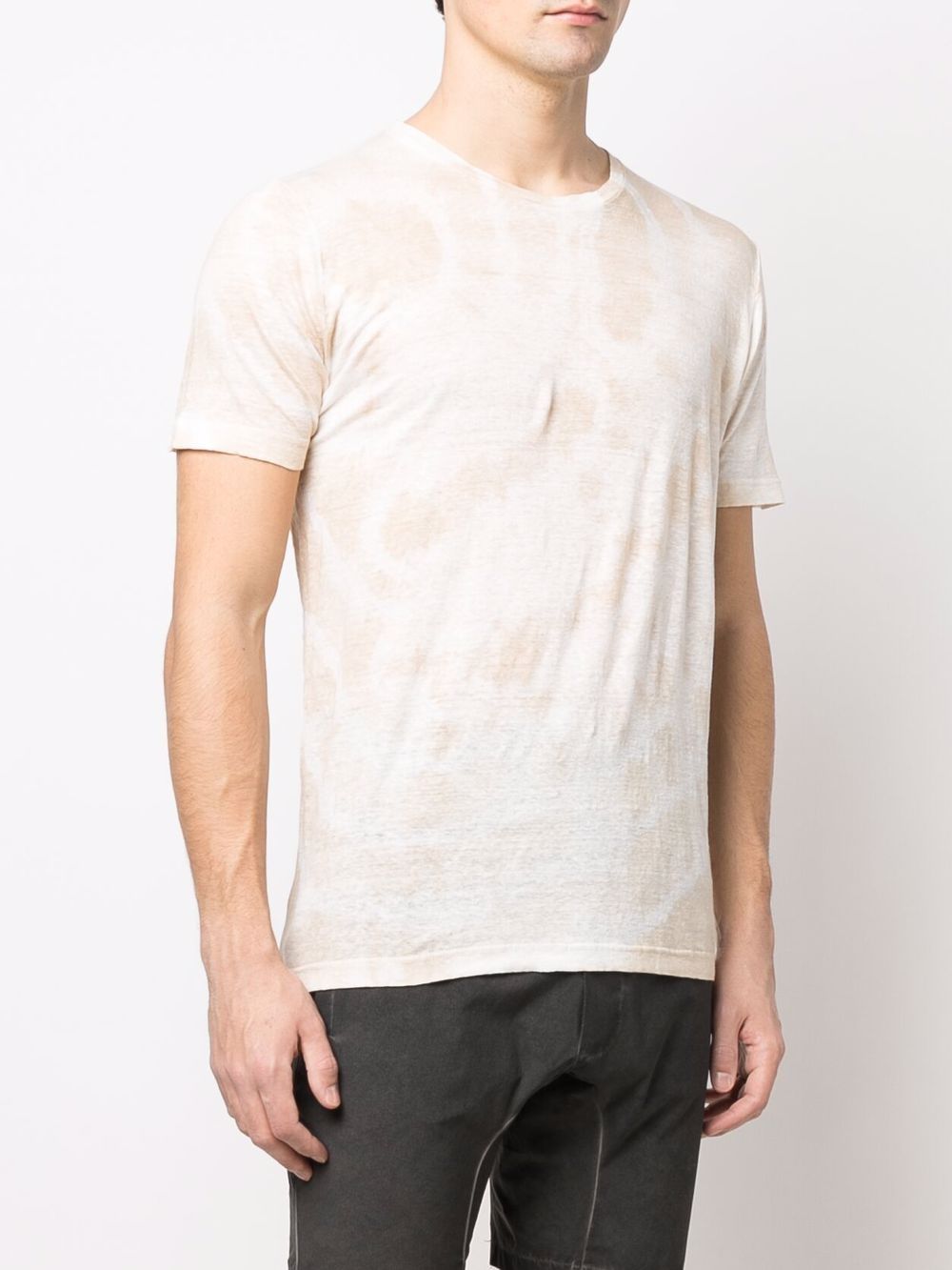 фото Avant toi linen tie-dye print t-shirt