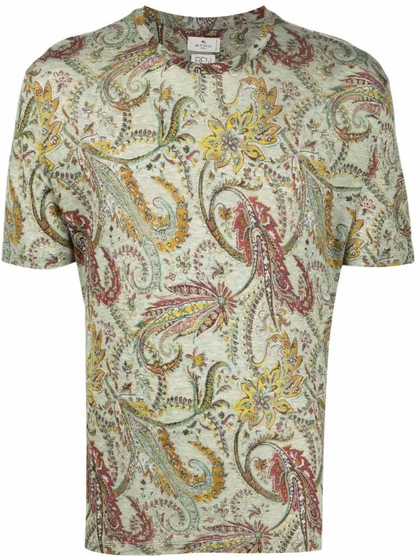 ETRO paisley-print T-shirt - Farfetch