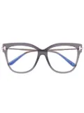 TOM FORD Eyewear square-frame glasses - Black