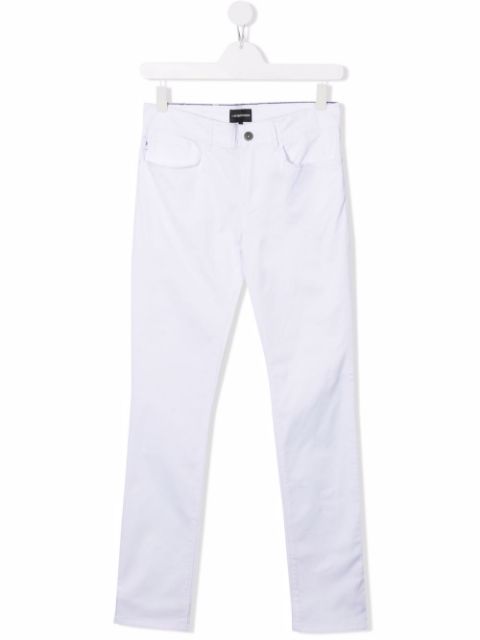 Emporio Armani Kids 5-pocket straight-leg jeans
