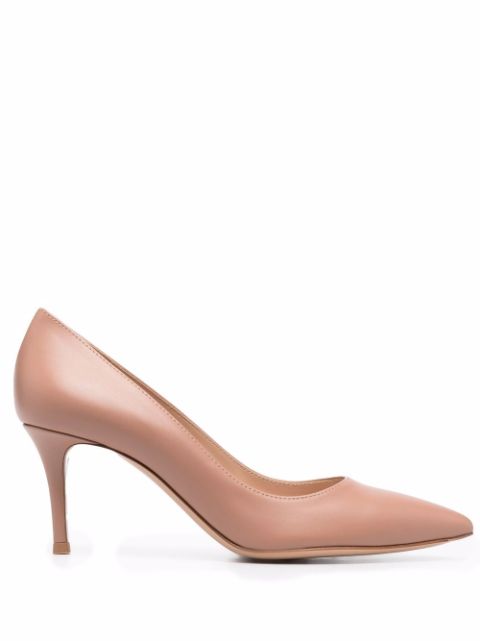 Gianvito Rossi polished-finish pointed-toe pumps Women