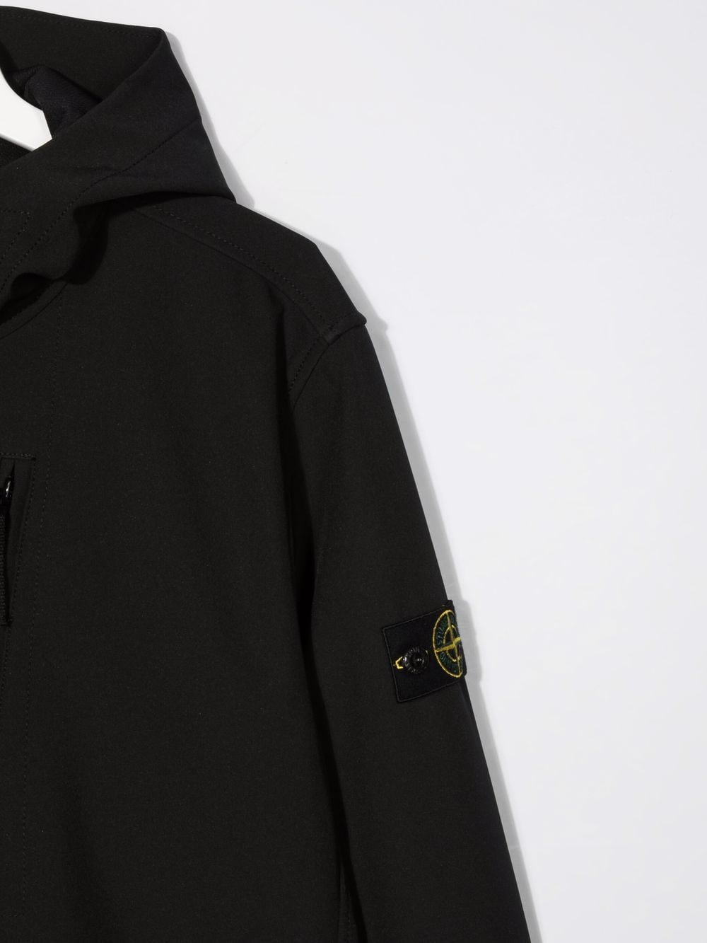 фото Stone island junior худи на молнии с нашивкой-логотипом