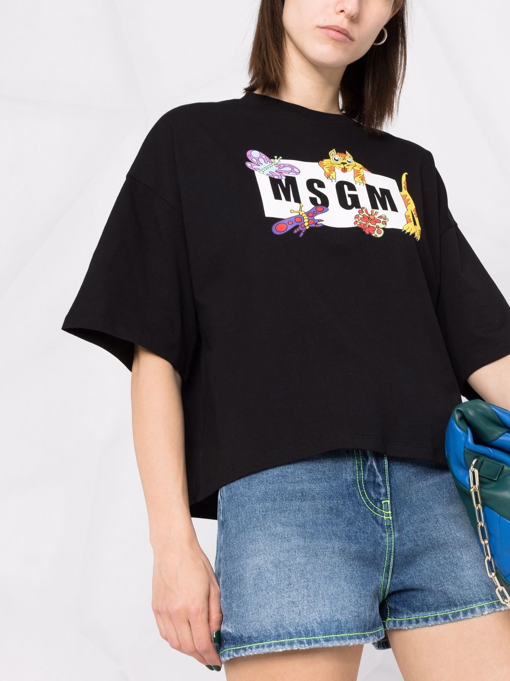 фото Msgm футболка с логотипом