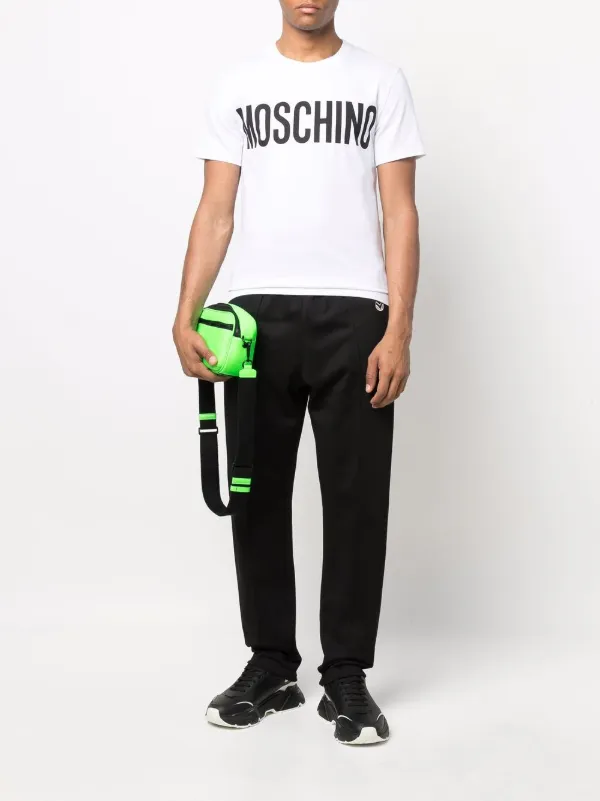 Moschino logo-print short-sleeve T-shirt | White | FARFETCH