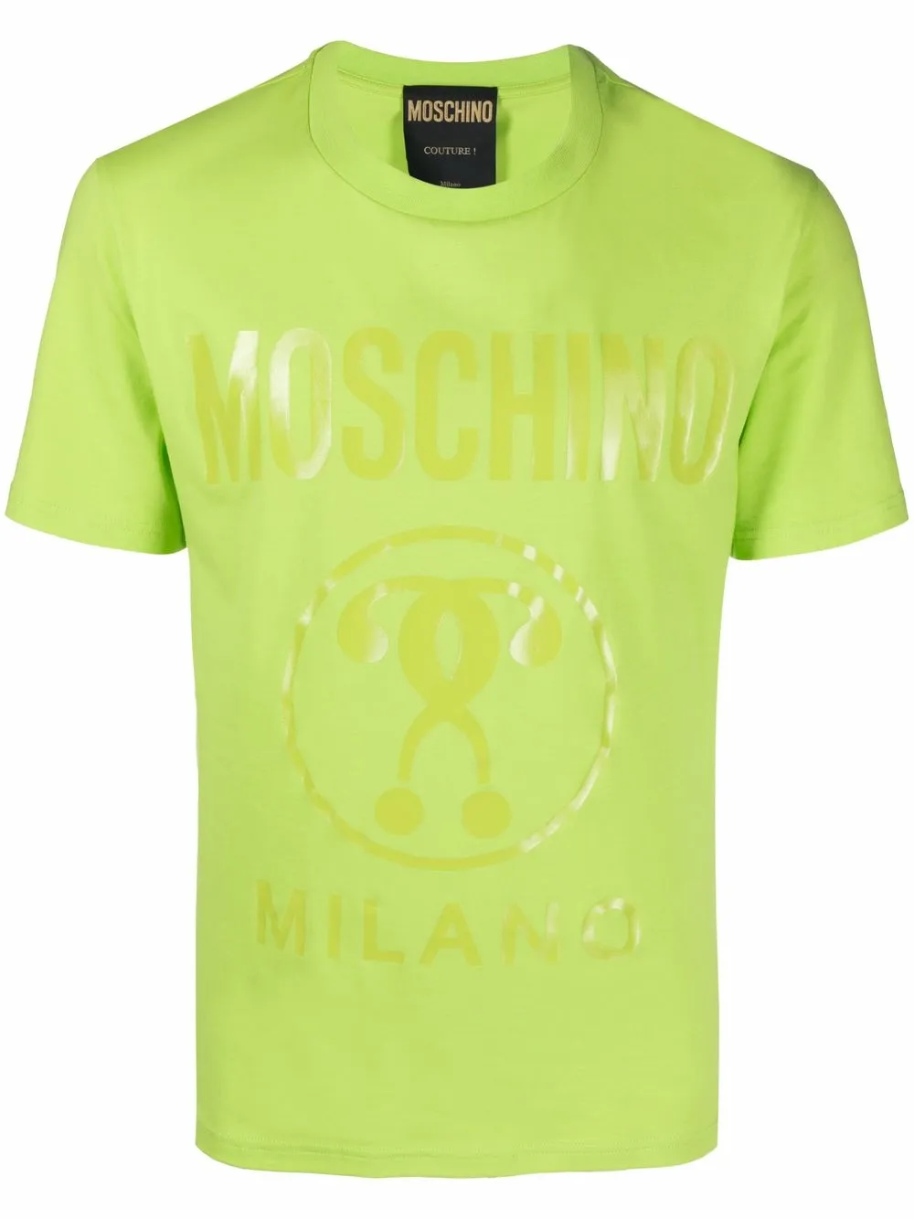 фото Moschino футболка с логотипом double question mark