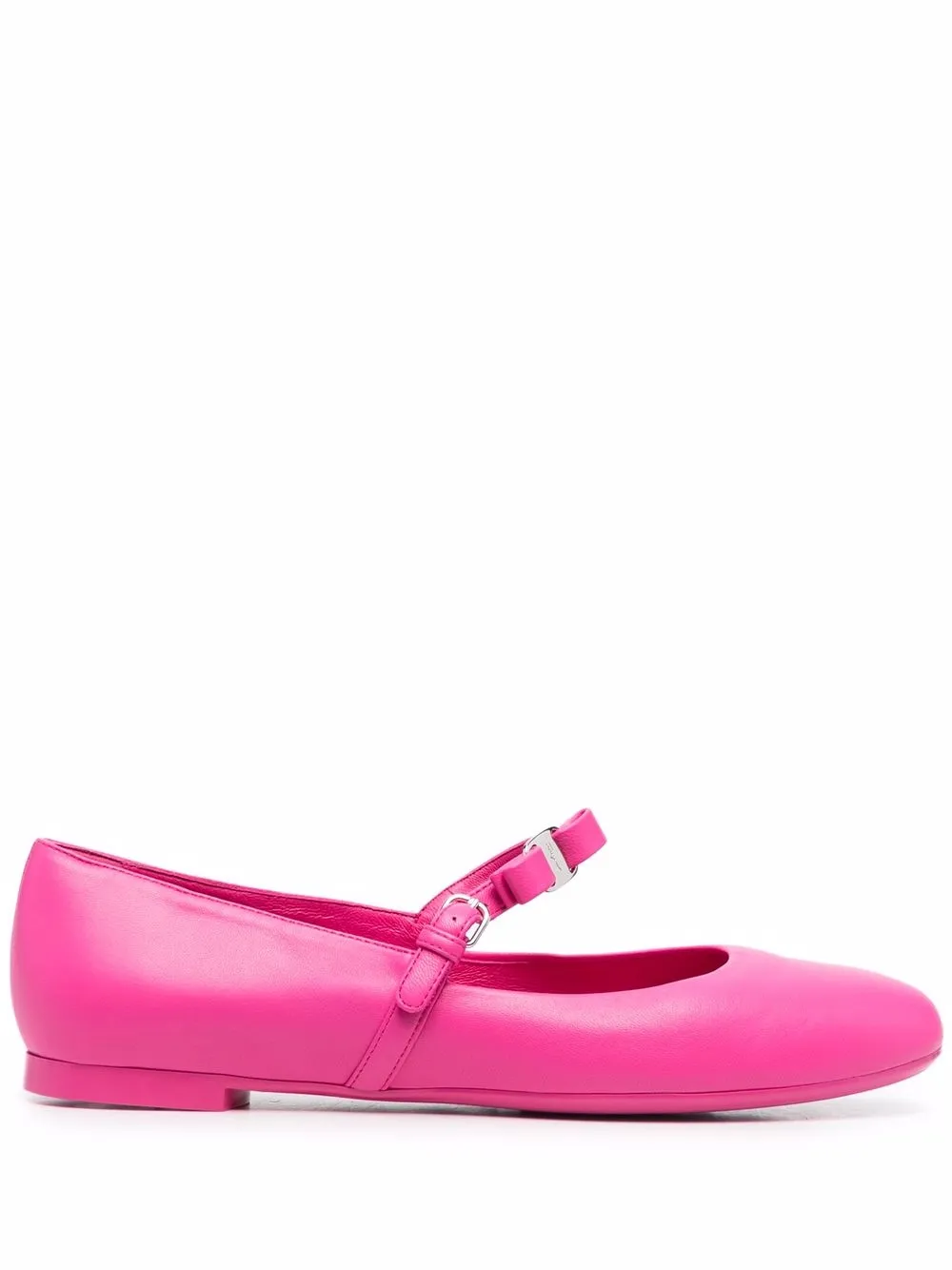 

Salvatore Ferragamo flats con detalle de moño - Rosado