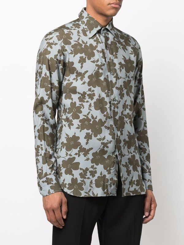 Shop TOM FORD floral-print shirt with Express Delivery - FARFETCH