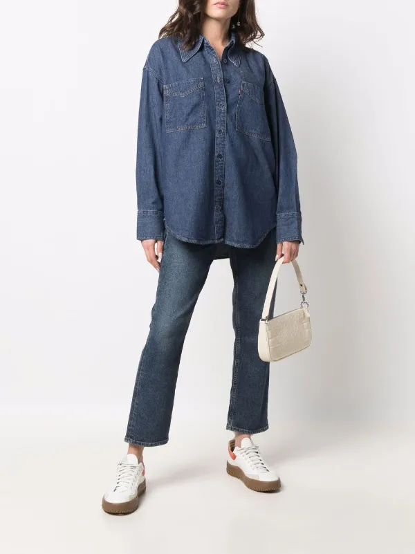 levi's chambray shirt women's