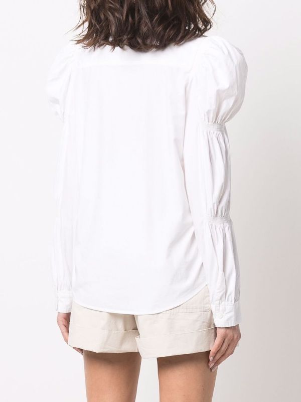 levi's olympia cotton collared blouse