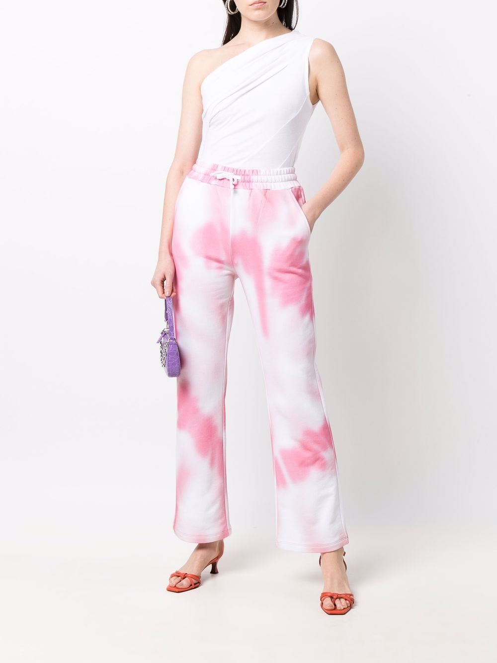 фото Red valentino tie-dye track pants