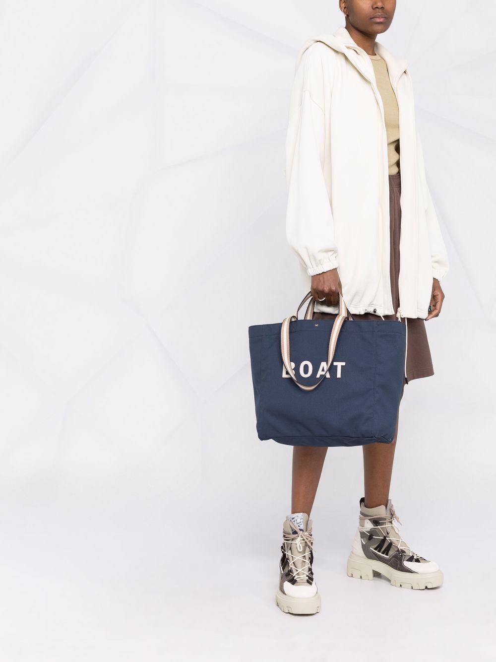 фото Anya hindmarch household boat patch tote bag