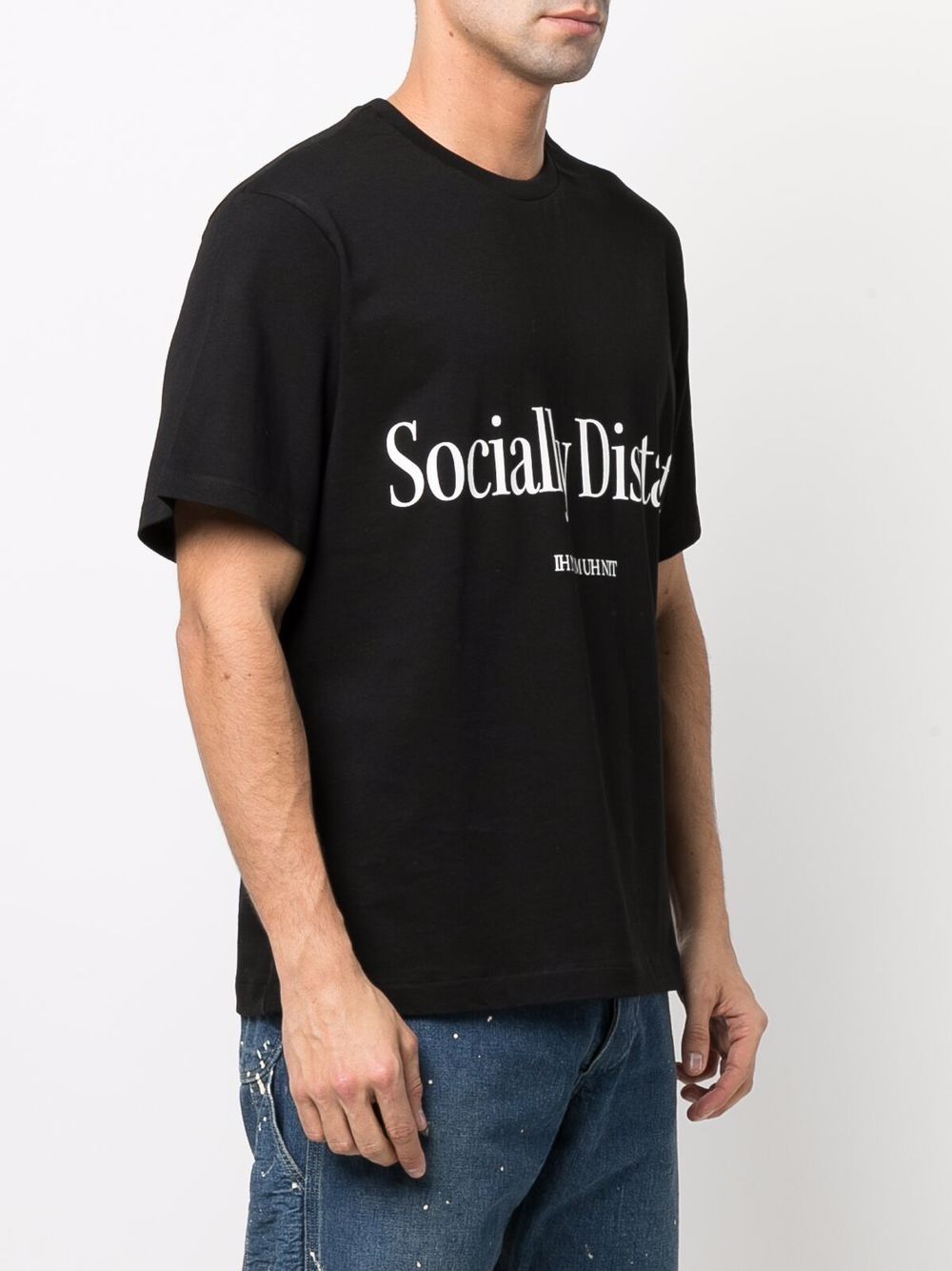 фото Ih nom uh nit футболка с принтом socially distant