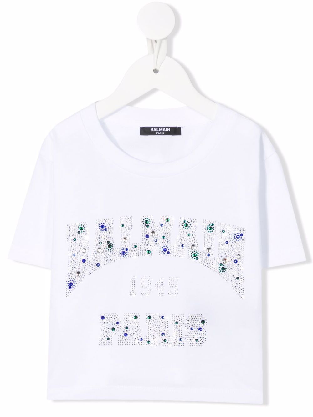 ＜Farfetch＞ 39%OFF！Balmain Kids ロゴ Tシャツ - ホワイト