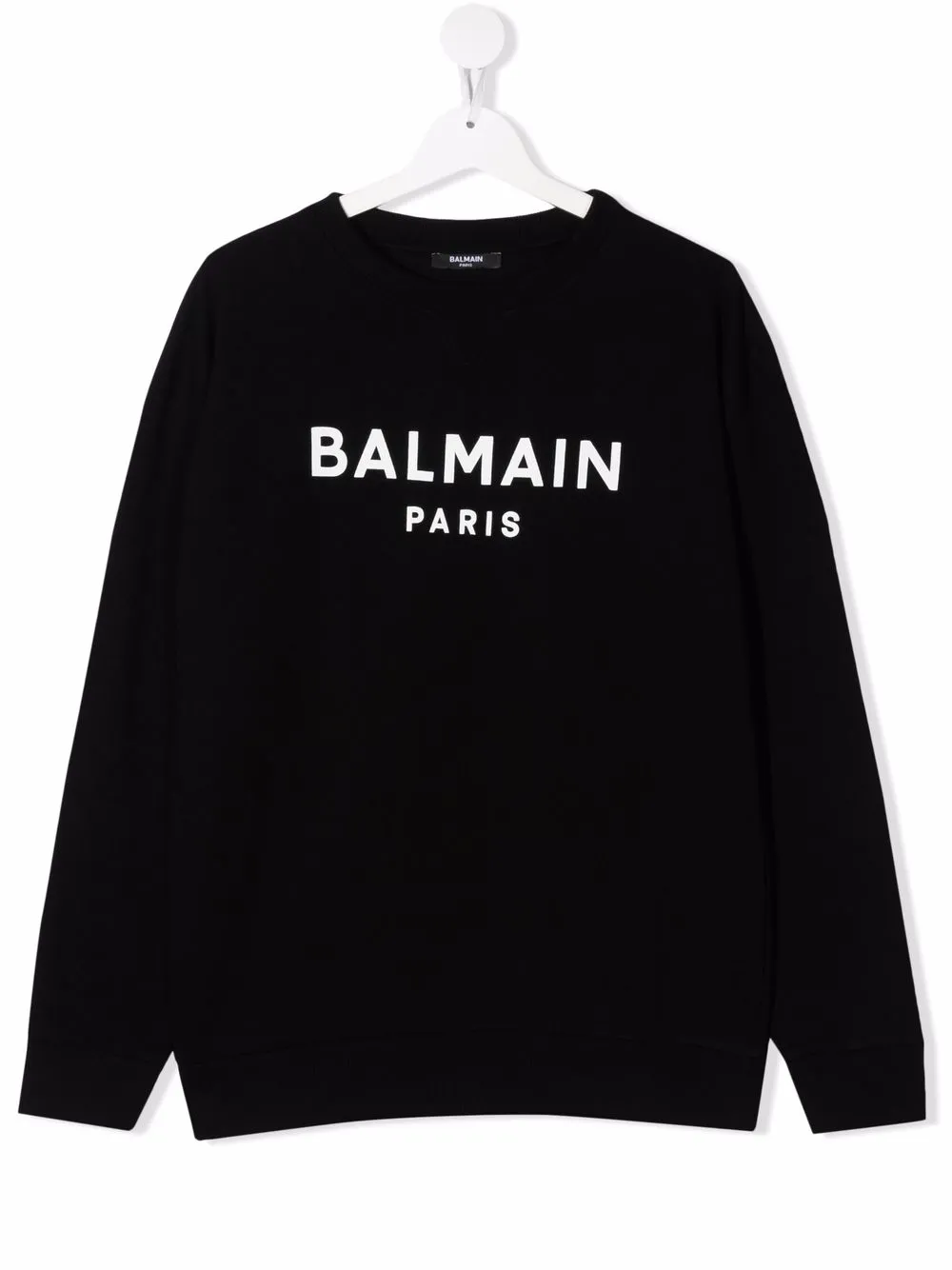 

Balmain Kids logo-print cotton sweatshirt - Black