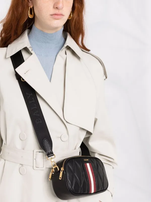 *BALLY* Denni Leather Mini Bag Bally Denni Leather Crossbody Bag | Black | FARFETCH ID