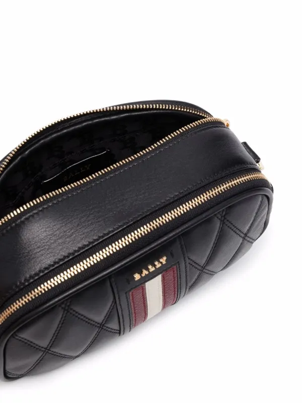 *BALLY* Denni Leather Mini Bag Bally Denni Leather Crossbody Bag | Black | FARFETCH ID