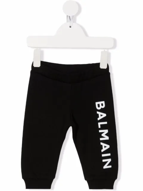 Balmain Kids بنطال رياضي بطبعة شعار الماركة