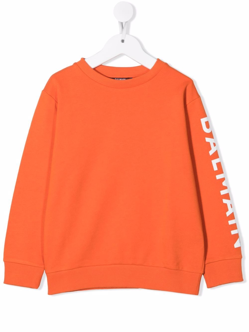 

Balmain Kids sudadera con logo estampado - Naranja