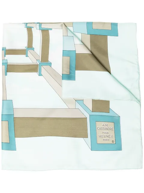 Hermès Pre-Owned Cassandre silk scarf