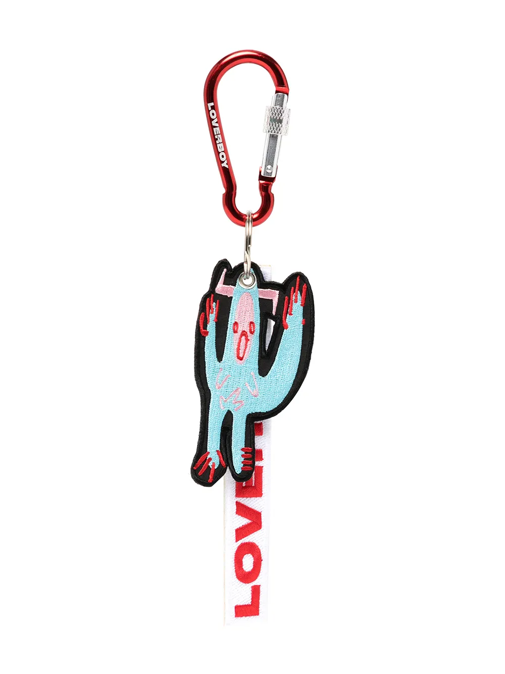 

Charles Jeffrey Loverboy embroidered-logo keyring