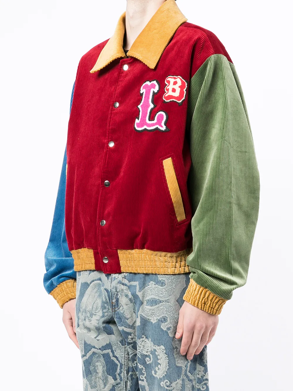 Charles Jeffrey Loverboy Checked Varsity Bomber Jacket - ShopStyle