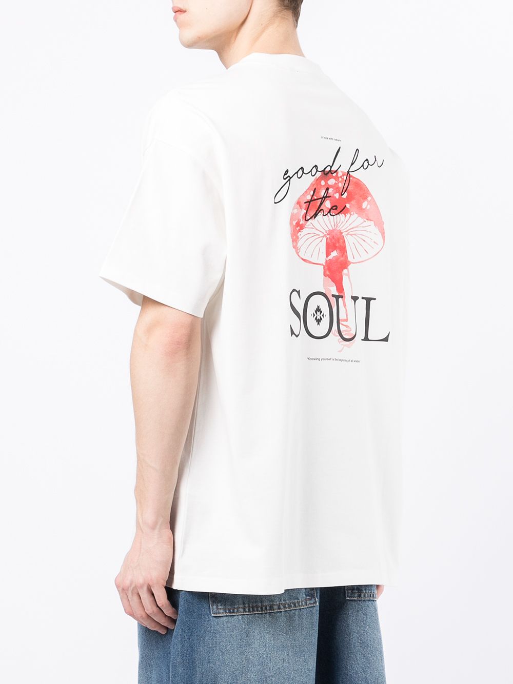 фото Five cm slogan-print short-sleeved t-shirt
