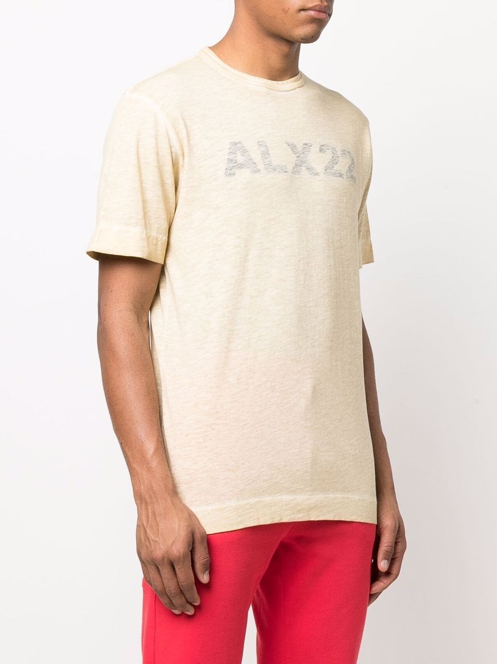 Shop Alyx Logo-print T-shirt In Neutrals