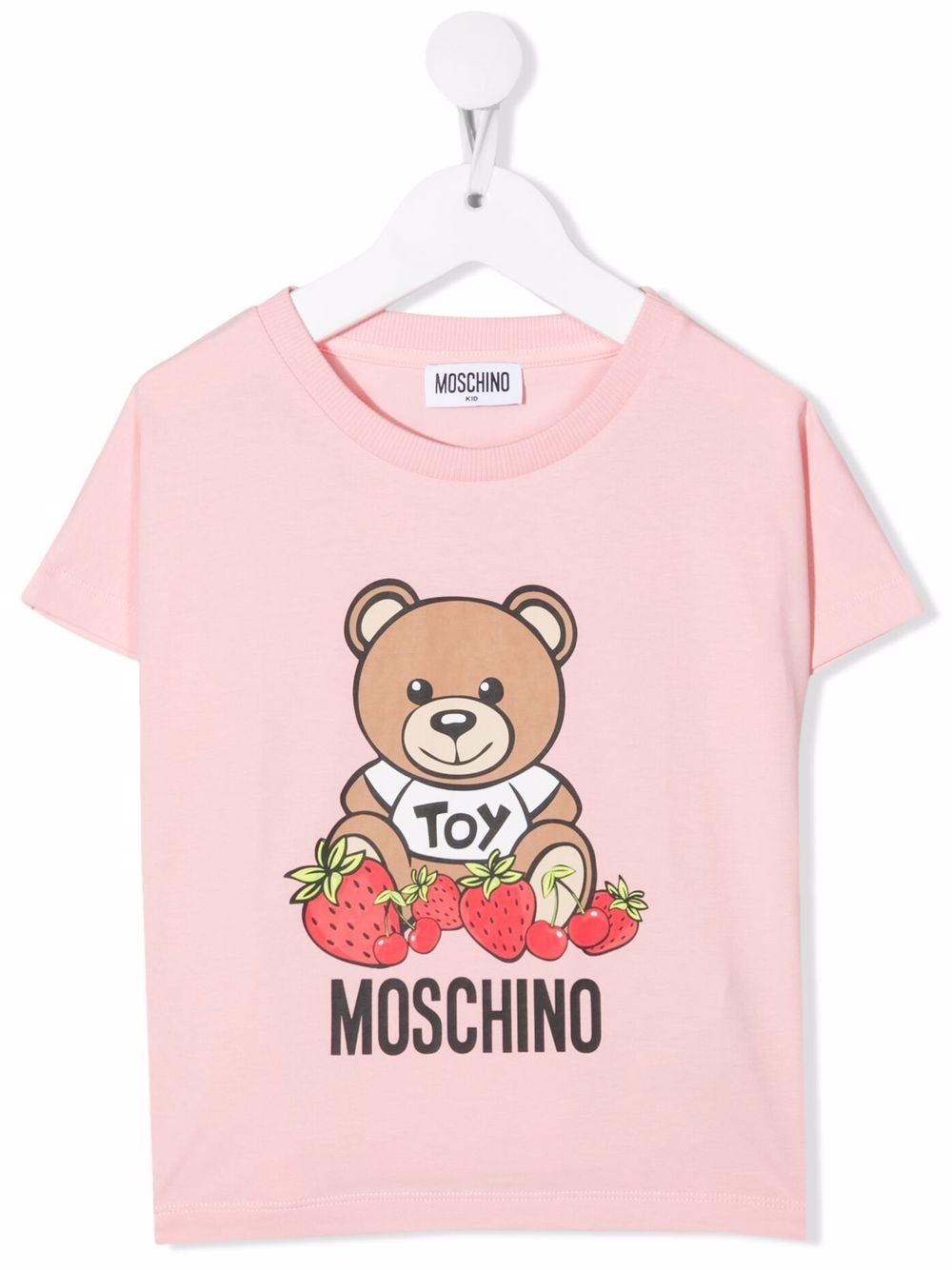 фото Moschino kids футболка с принтом