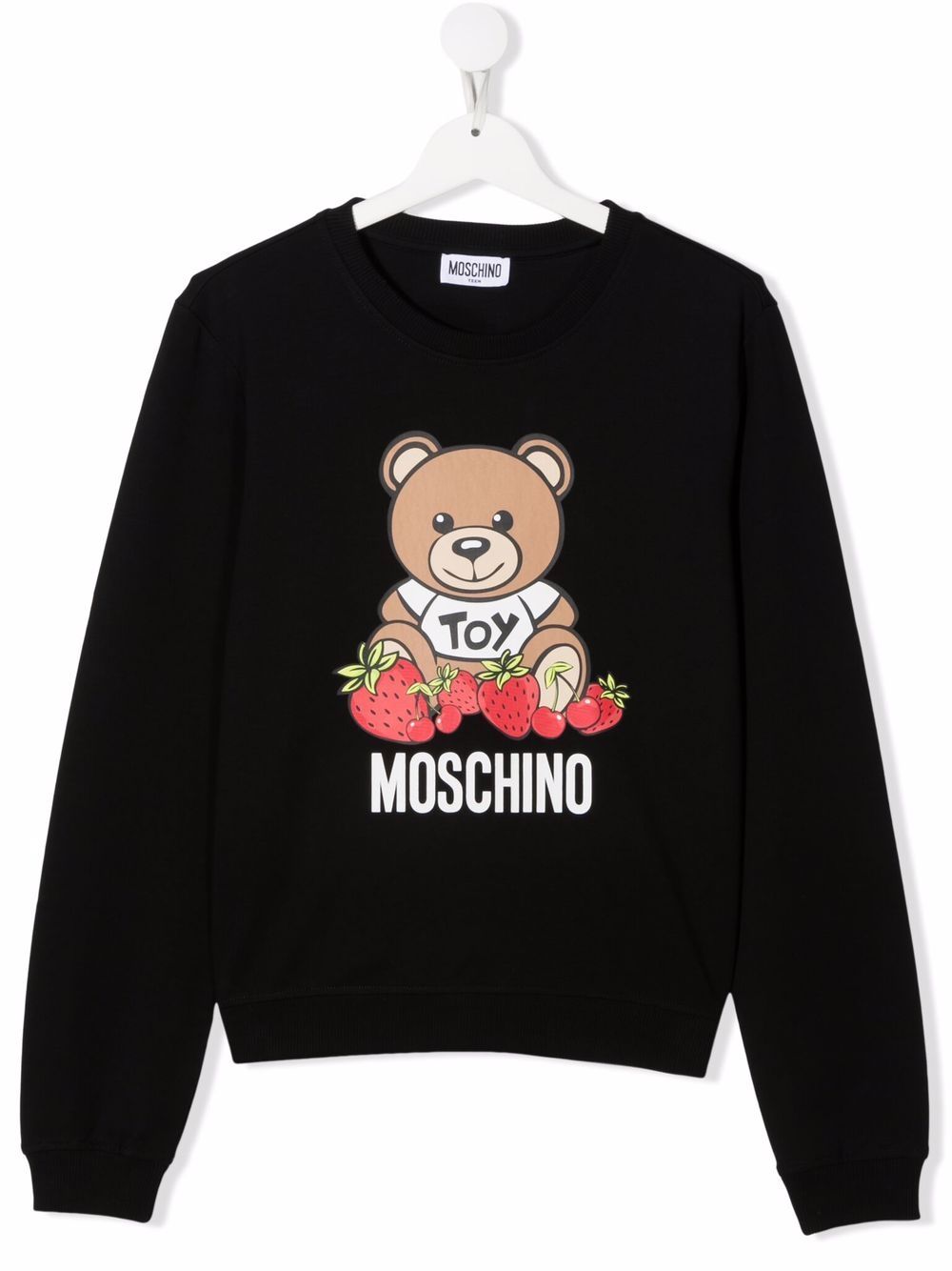 фото Moschino kids толстовка с принтом