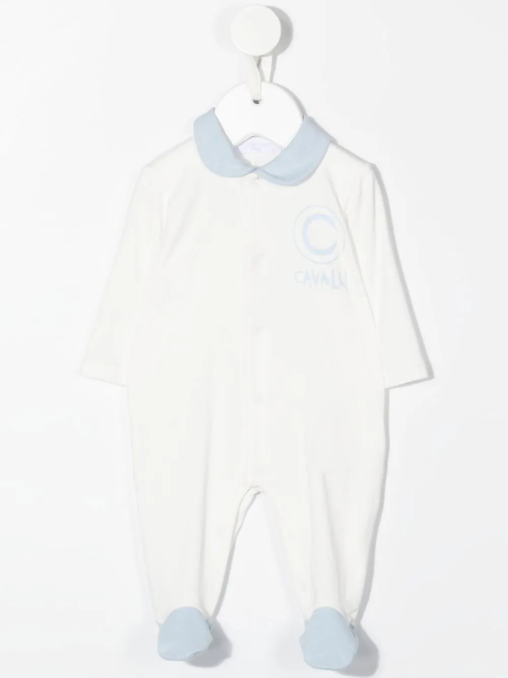 Roberto Cavalli Junior Pyjama met logoprint - Wit