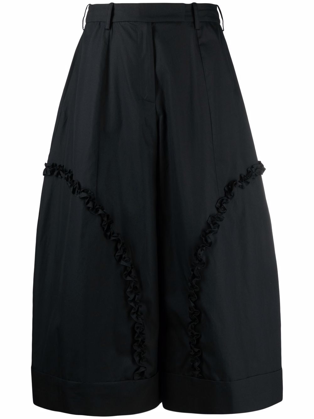 

Simone Rocha pantalones de estilo capri - Negro